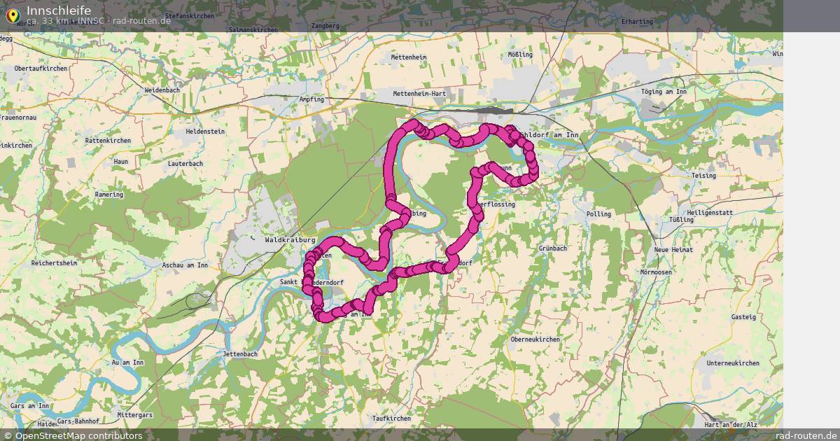 Innschleife (InnSc) – Fernradroute auf Rad-Routen.de