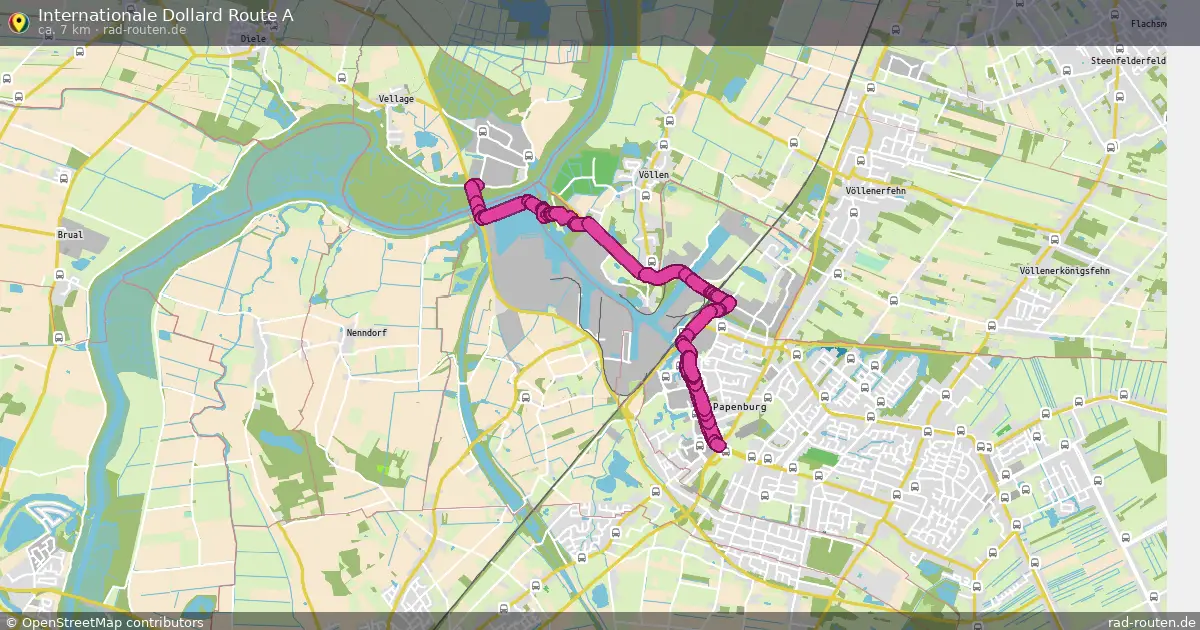 Internationale Dollard Route A – Fernradroute auf Rad-Routen.de