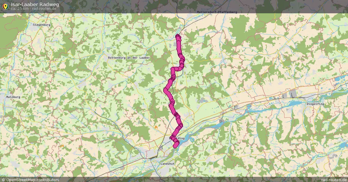 Isar-Laaber Radweg – Fernradroute auf Rad-Routen.de