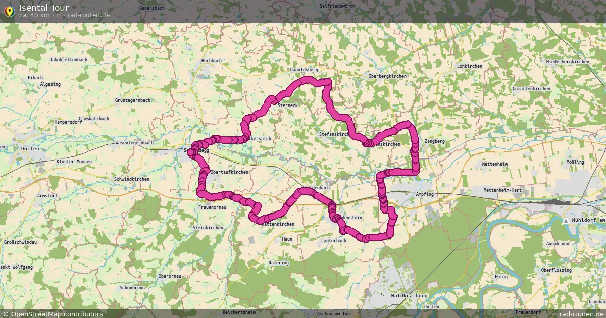 Isental Tour (IT) – Fernradroute auf Rad-Routen.de