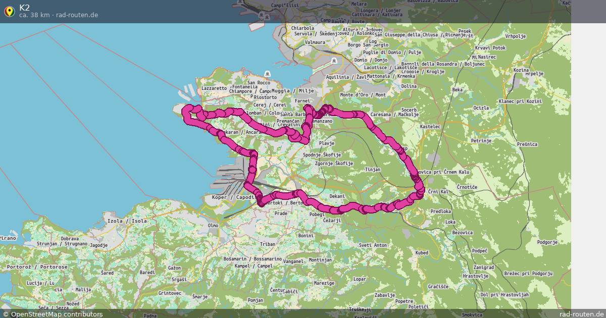 K2 – Fernradroute auf Rad-Routen.de