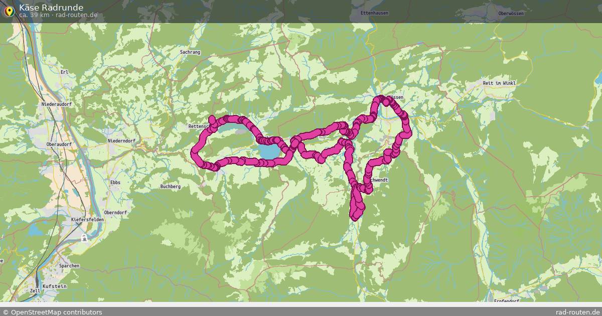 Käse Radrunde – Fernradroute auf Rad-Routen.de