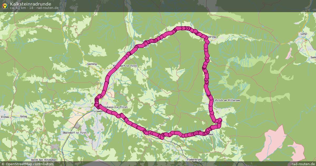 Kalksteinradrunde (18) – Fernradroute auf Rad-Routen.de