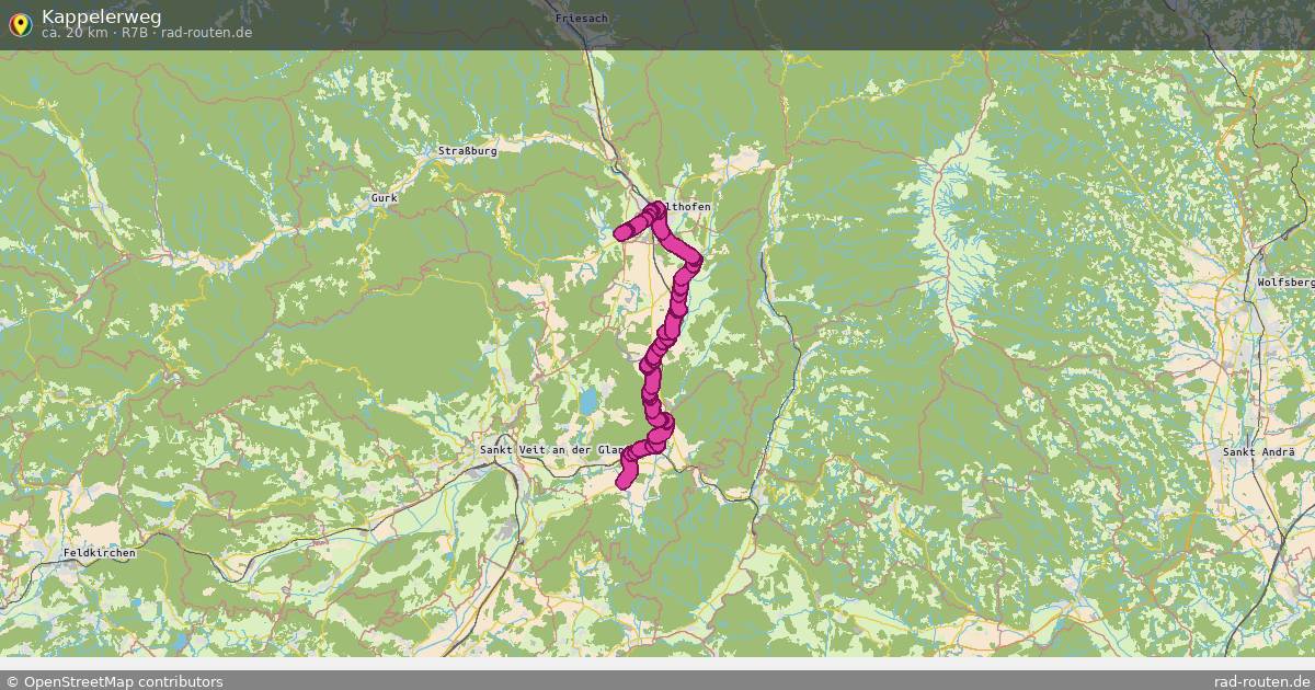 Kappelerweg (R7B) – Fernradroute auf Rad-Routen.de