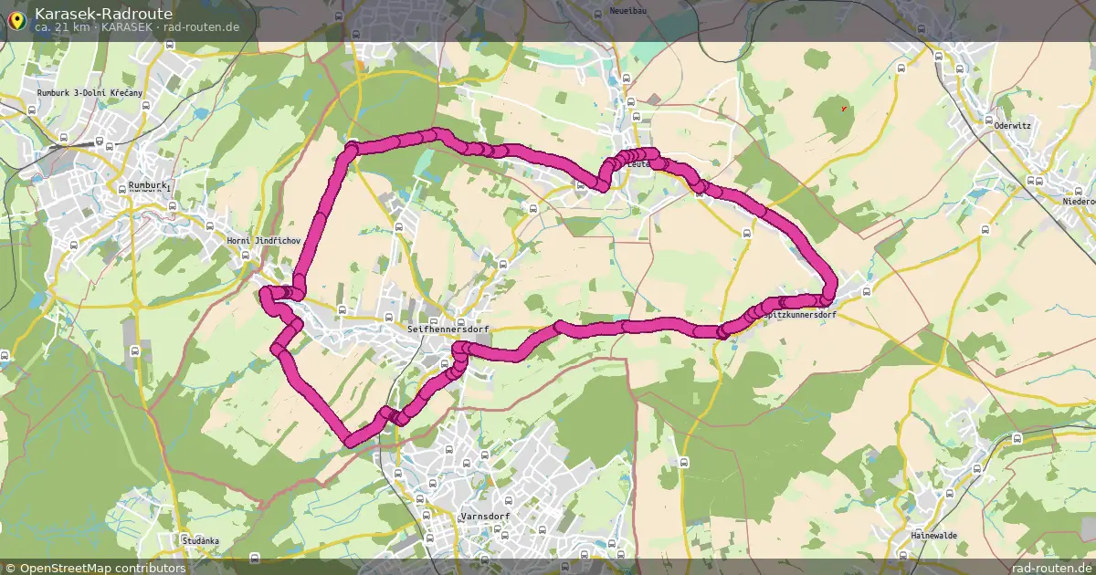 Karasek-Radroute (Karasek) – Fernradroute auf Rad-Routen.de
