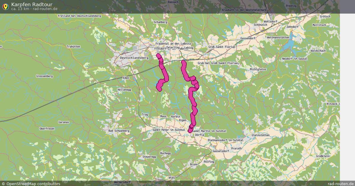 Karpfen Radtour – Fernradroute auf Rad-Routen.de