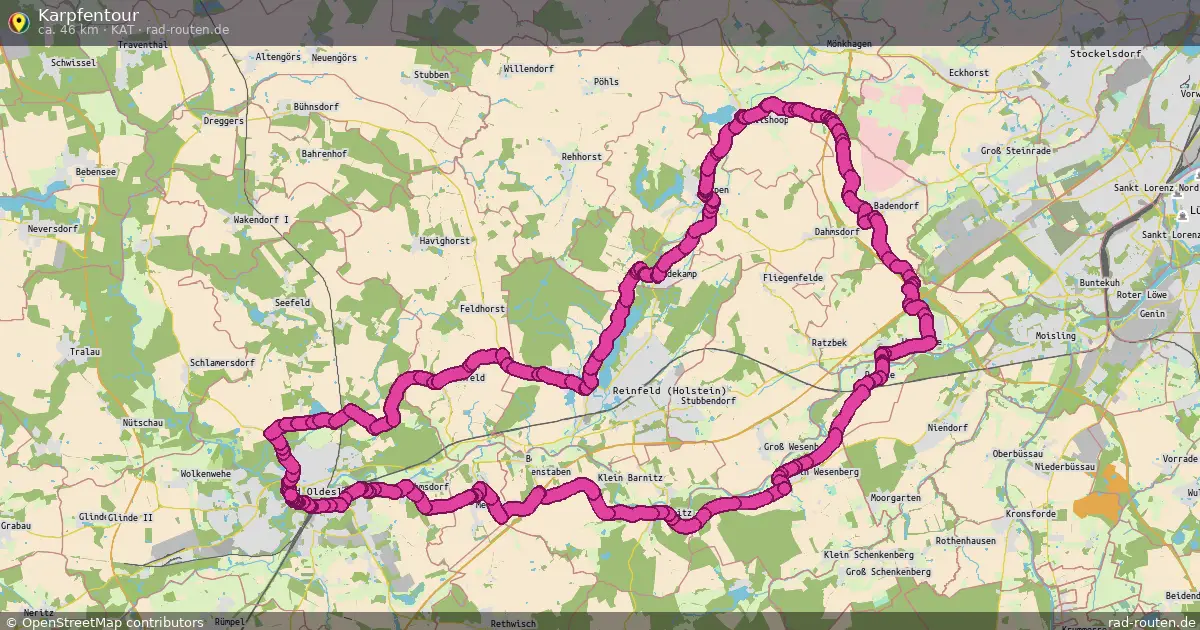 Karpfentour (KAT) – Fernradroute auf Rad-Routen.de