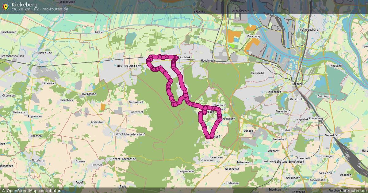 Kiekeberg (R2) – Fernradroute auf Rad-Routen.de