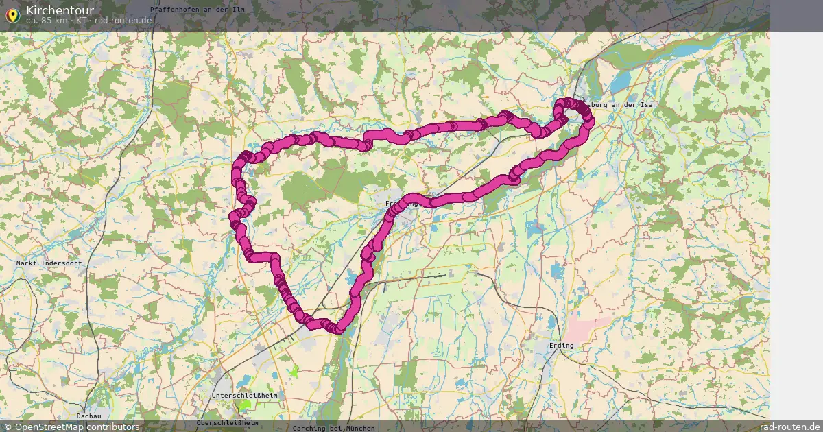Kirchentour (KT) – Fernradroute auf Rad-Routen.de