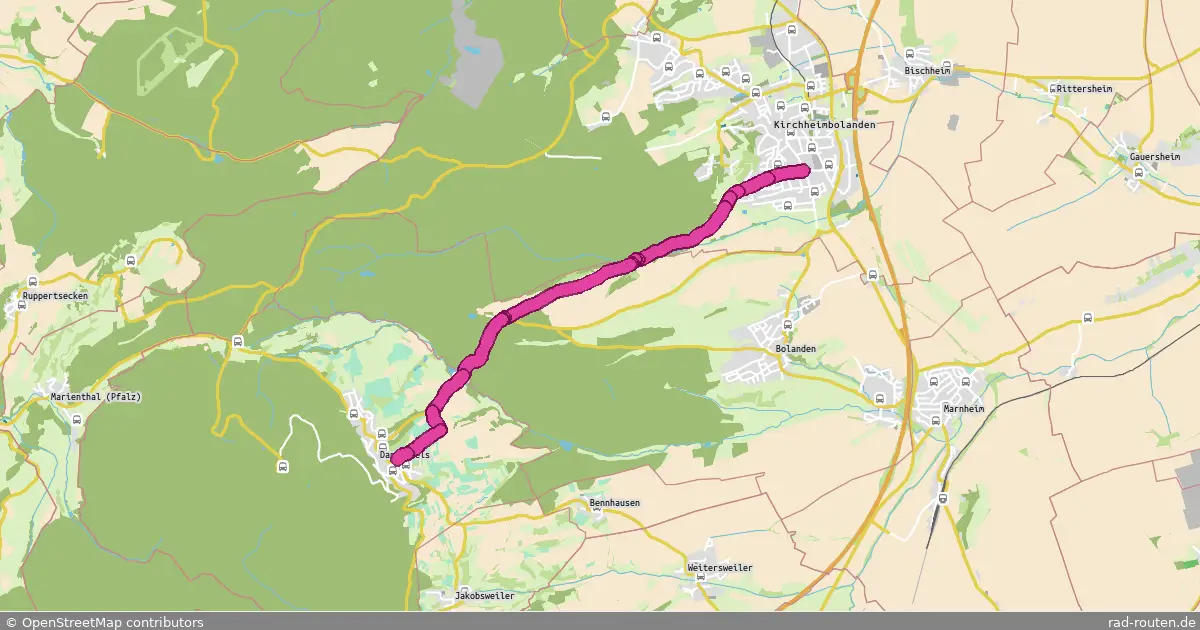 KirDan – Fernradroute auf Rad-Routen.de