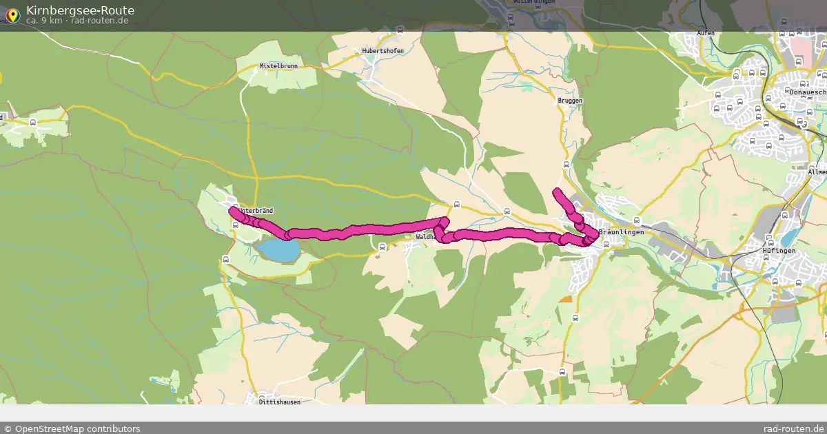Kirnbergsee-Route