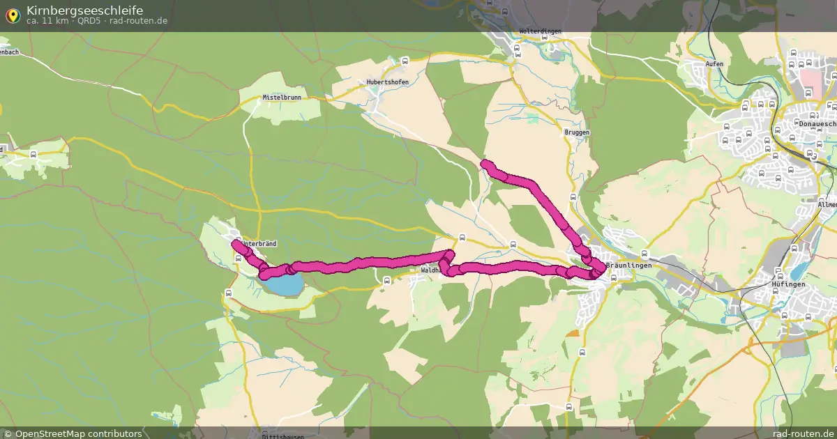 Kirnbergseeschleife (QRD5) – Fernradroute auf Rad-Routen.de