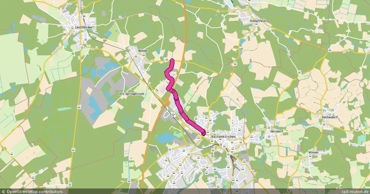 Kki7-Kkl25 – Fernradroute auf Rad-Routen.de