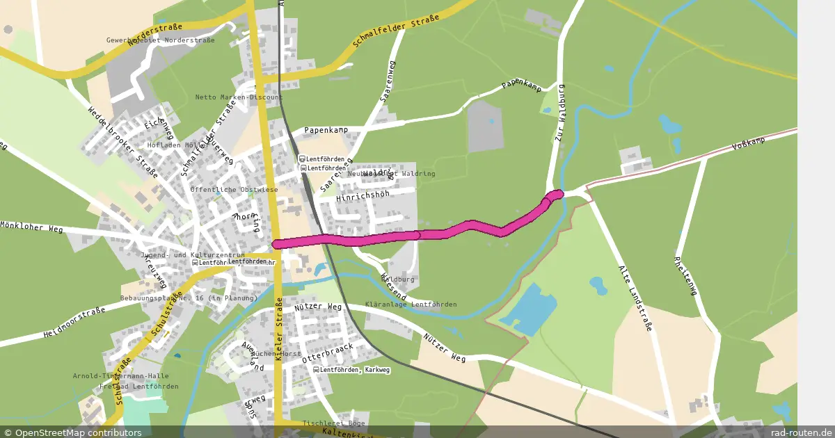 Kkl2-Kkl113 – Fernradroute auf Rad-Routen.de