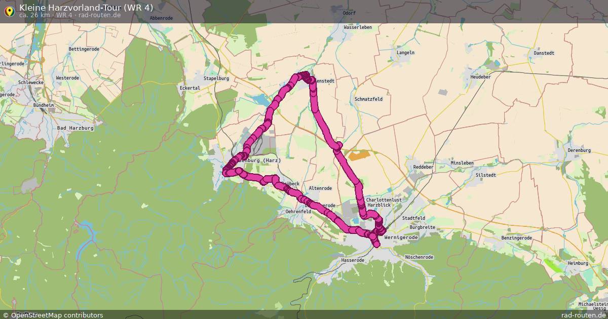Kleine Harzvorland-Tour (WR 4)