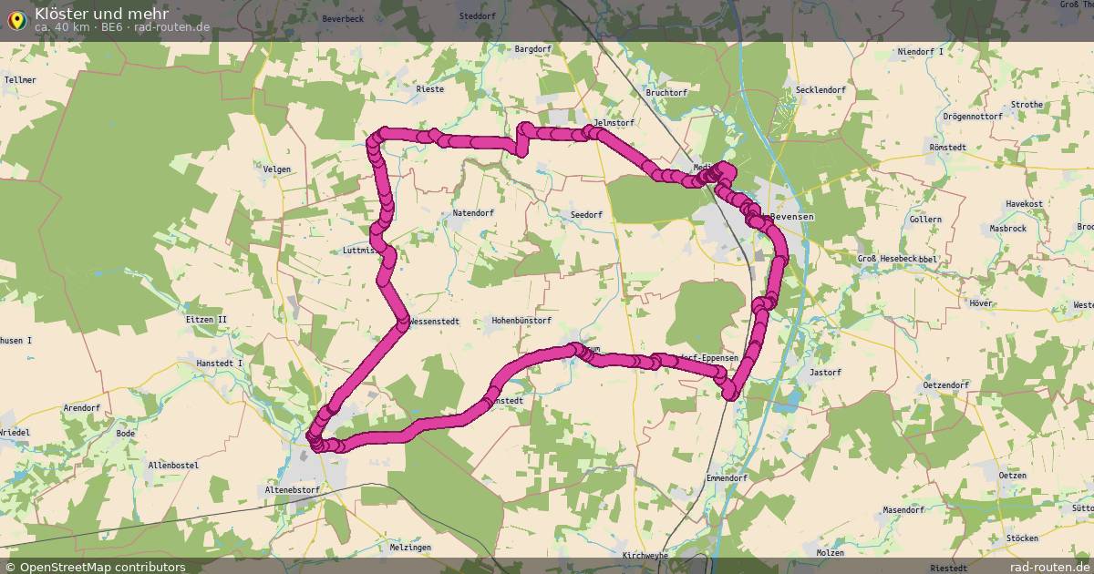 Klöster und mehr (BE6) – Fernradroute auf Rad-Routen.de
