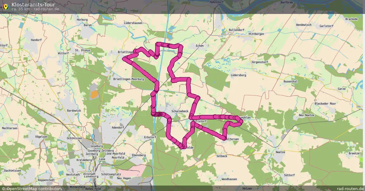 Klosteramts-Tour – Fernradroute auf Rad-Routen.de