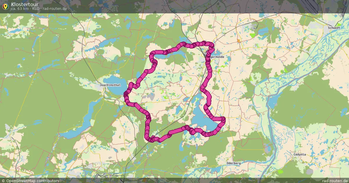 Klostertour (Klo) – Fernradroute auf Rad-Routen.de