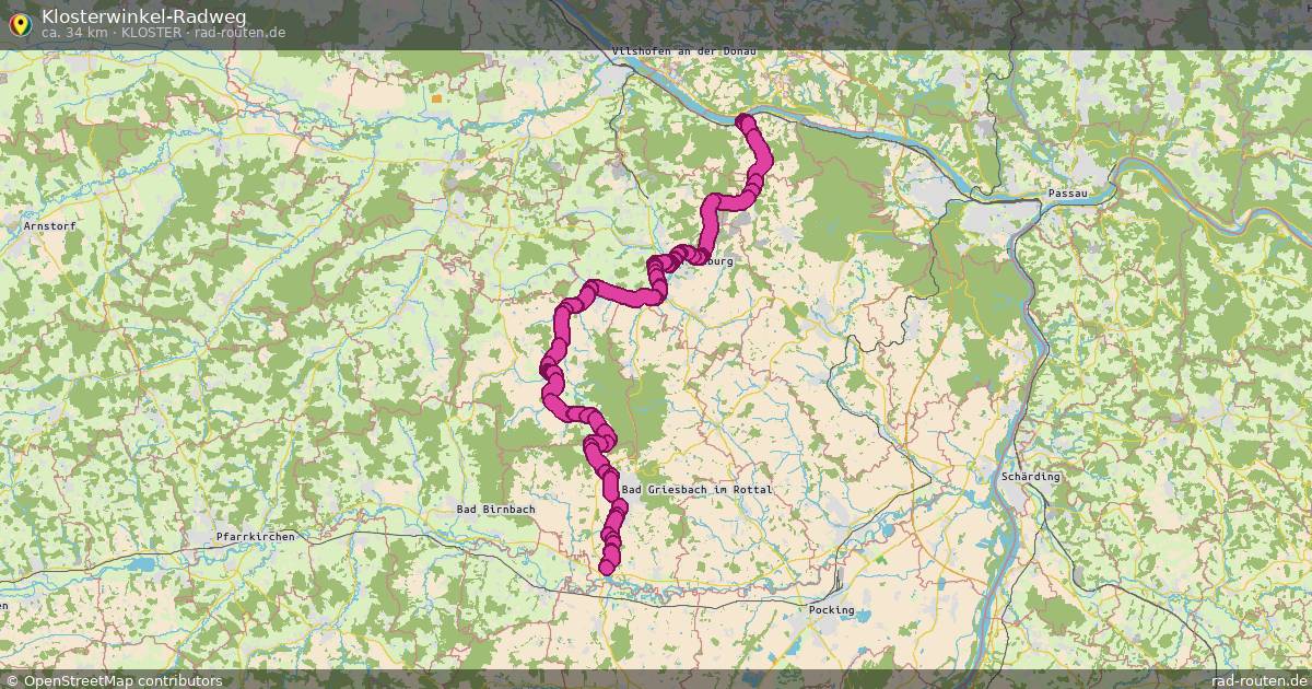 Klosterwinkel-Radweg (Kloster) – Fernradroute auf Rad-Routen.de
