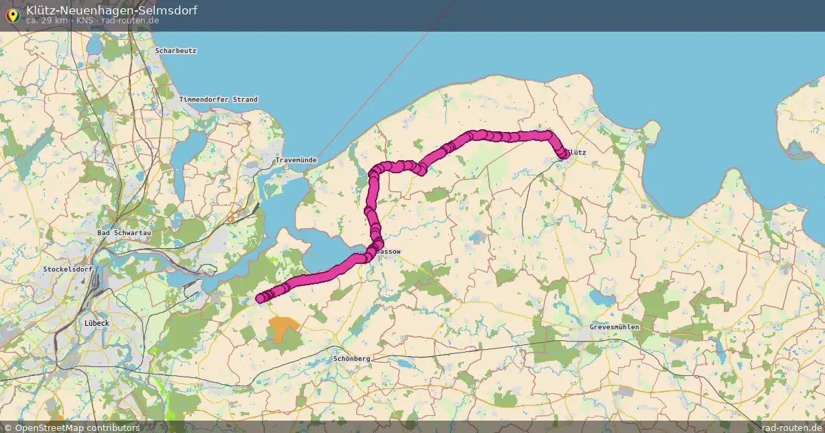 Klütz-Neuenhagen-Selmsdorf (KNS) – Fernradroute auf Rad-Routen.de