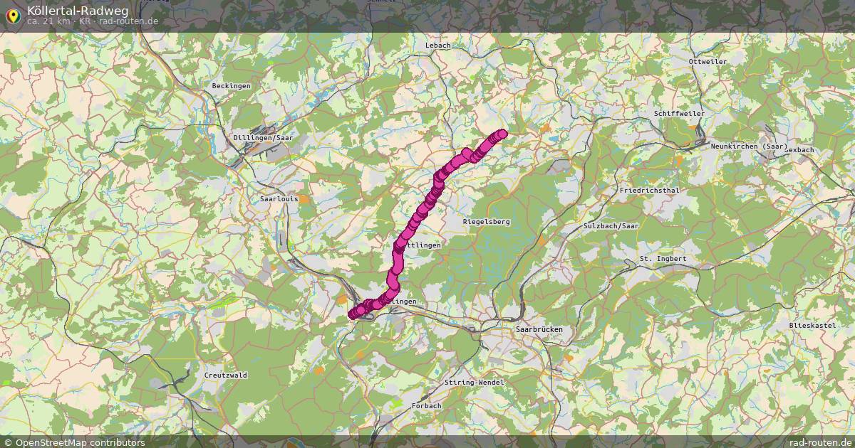 Köllertal-Radweg