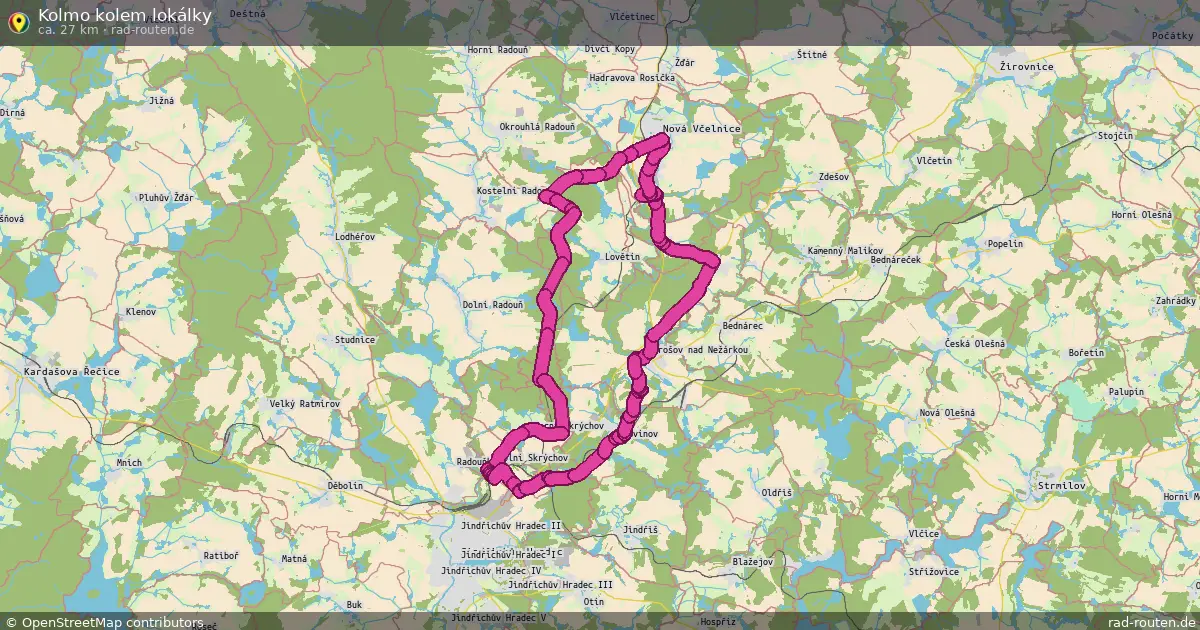 Kolmo kolem lokálky – Fernradroute auf Rad-Routen.de