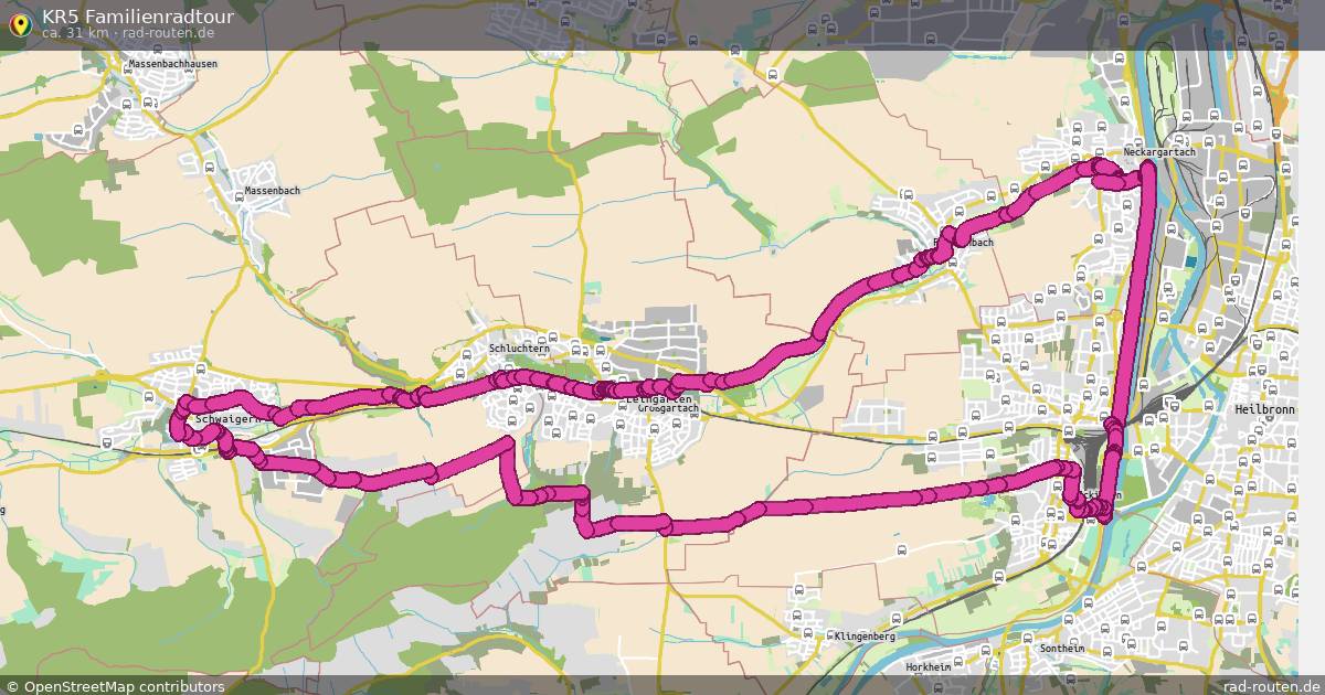 KR5 Familienradtour – Fernradroute auf Rad-Routen.de