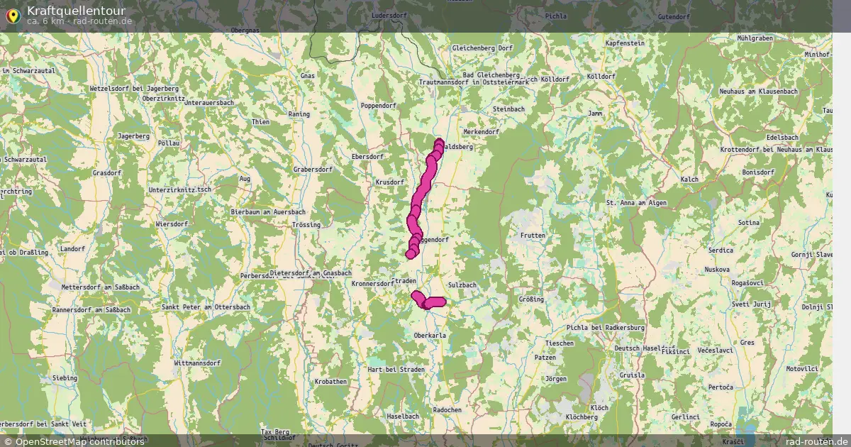 Kraftquellentour – Fernradroute auf Rad-Routen.de