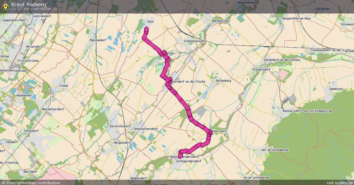 Kraut Radweg – Fernradroute auf Rad-Routen.de