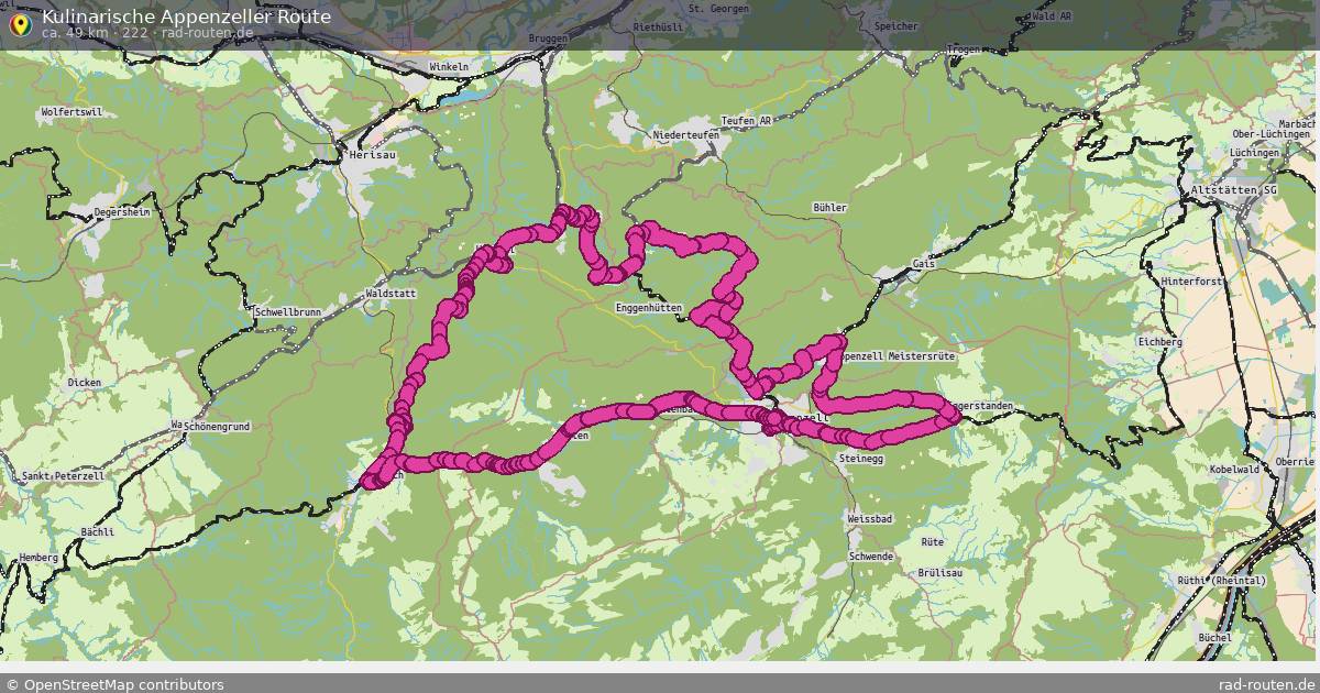 Kulinarische Appenzeller Route