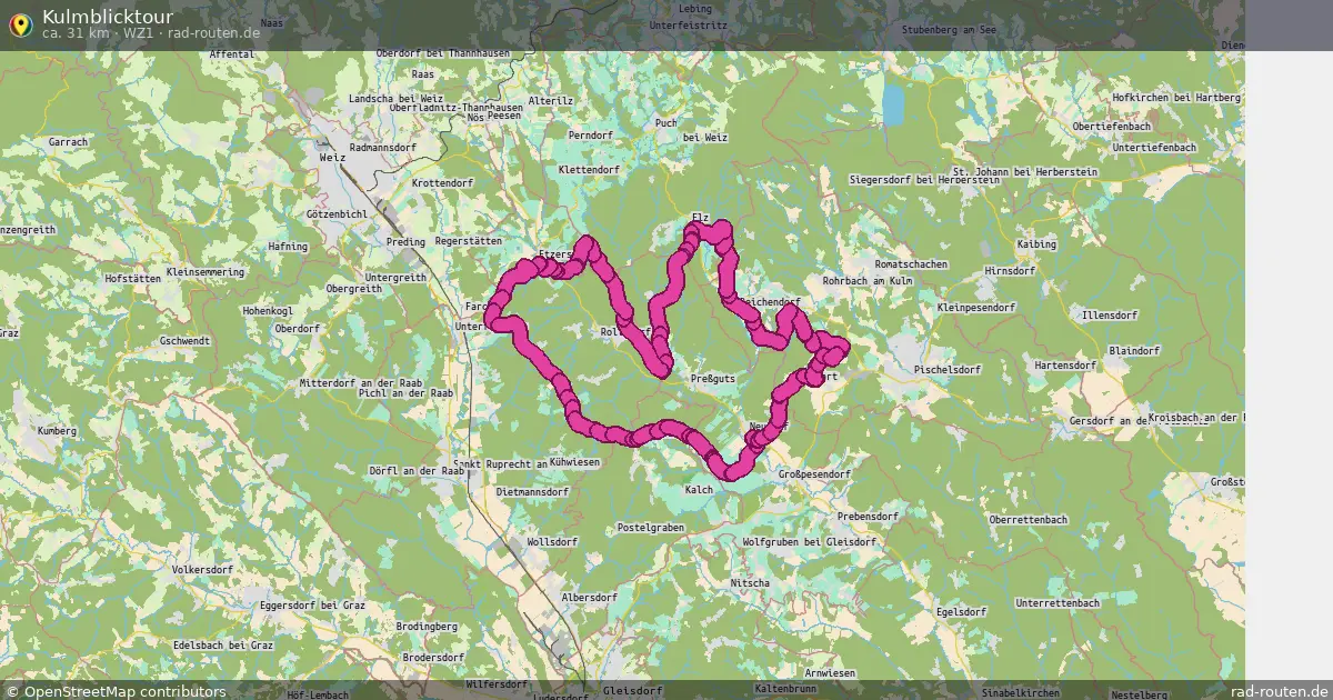 Kulmblicktour (WZ1) – Fernradroute auf Rad-Routen.de
