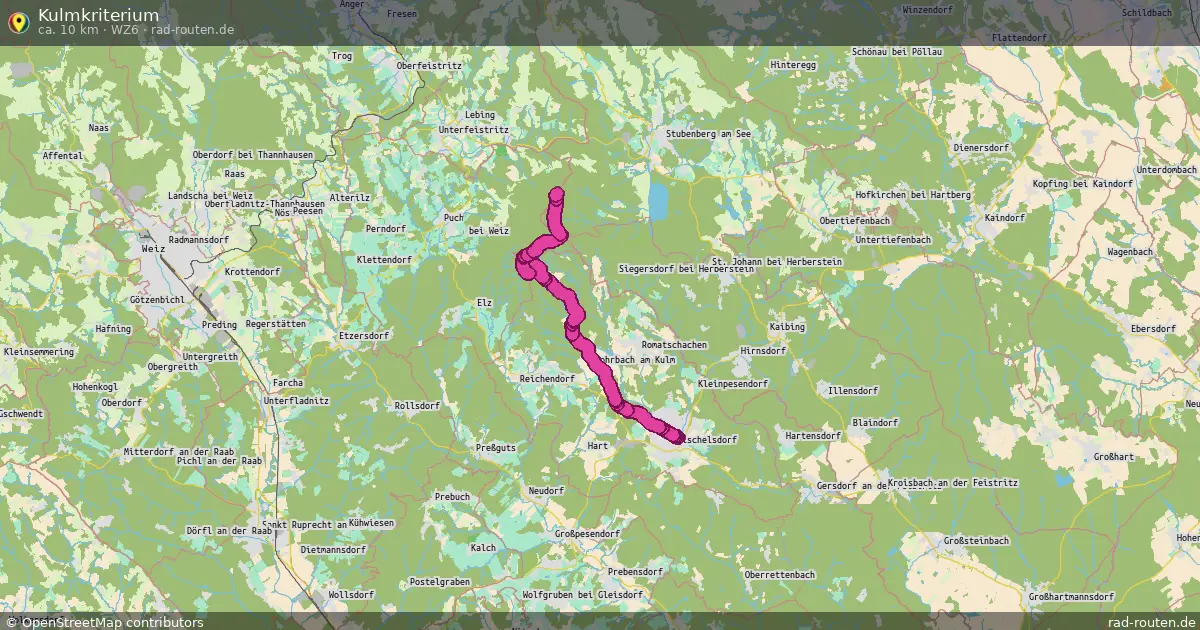 Kulmkriterium (WZ6) – Fernradroute auf Rad-Routen.de