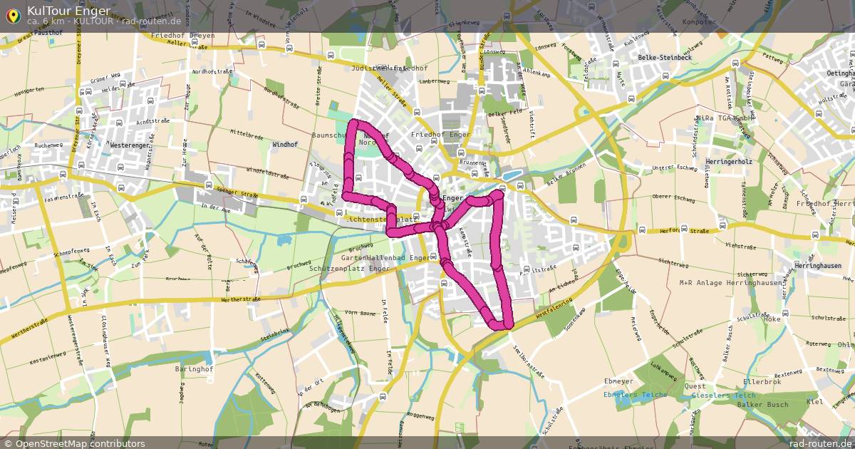 KulTour Enger (KulTour) – Fernradroute auf Rad-Routen.de