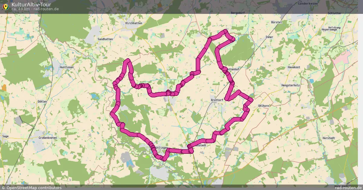 KulturAltiv-Tour – Fernradroute auf Rad-Routen.de