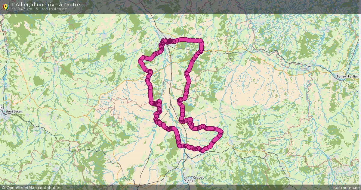 L'Allier, d'une rive à l'autre (5) – Fernradroute auf Rad-Routen.de
