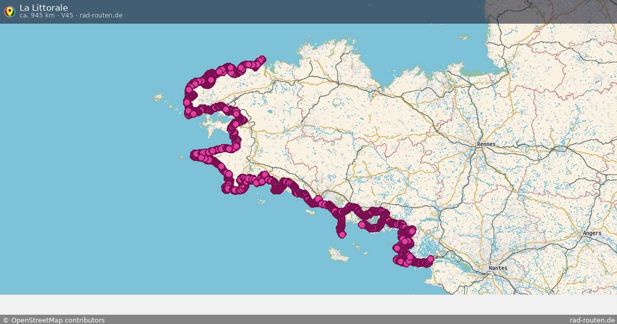 La Littorale (V45) – Fernradroute auf Rad-Routen.de