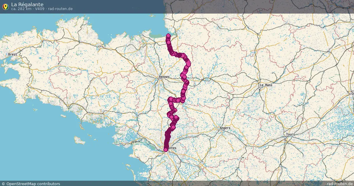La Régalante (V409) – Fernradroute auf Rad-Routen.de