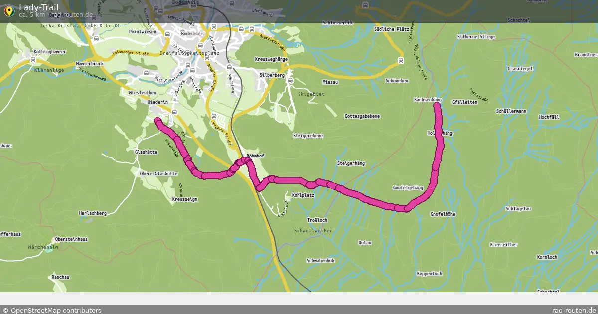 Lady-Trail – Fernradroute auf Rad-Routen.de