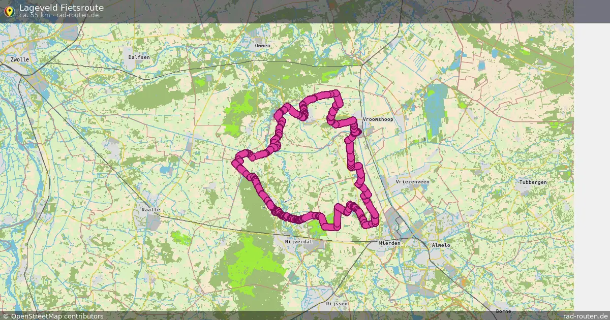 Lageveld Fietsroute – Fernradroute auf Rad-Routen.de