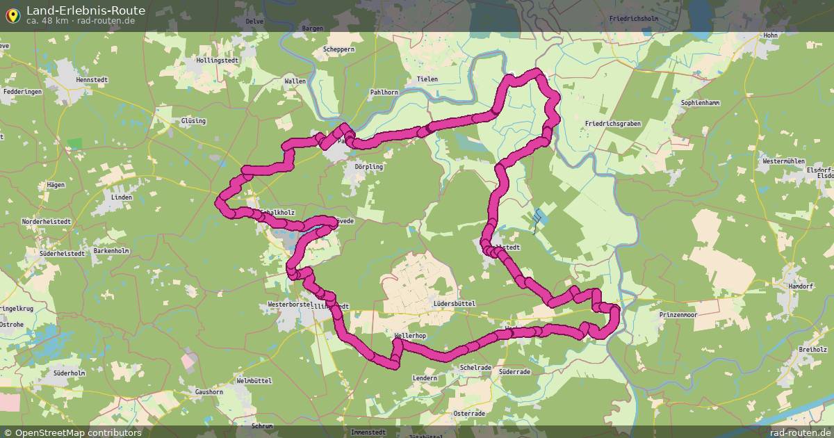 Land-Erlebnis-Route – Fernradroute auf Rad-Routen.de