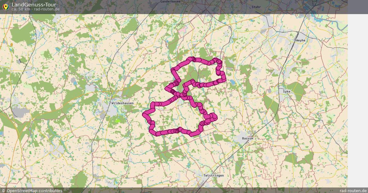 LandGenuss-Tour – Fernradroute auf Rad-Routen.de