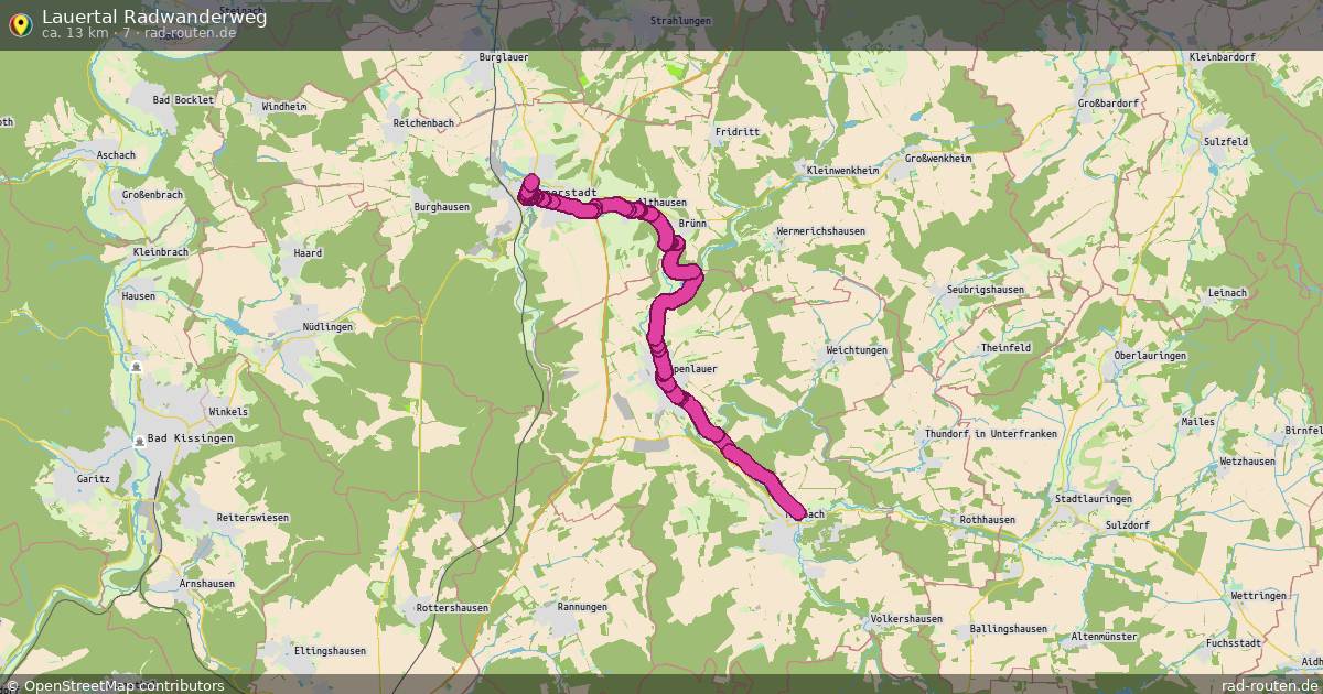 Lauertal Radwanderweg (7) – Fernradroute auf Rad-Routen.de