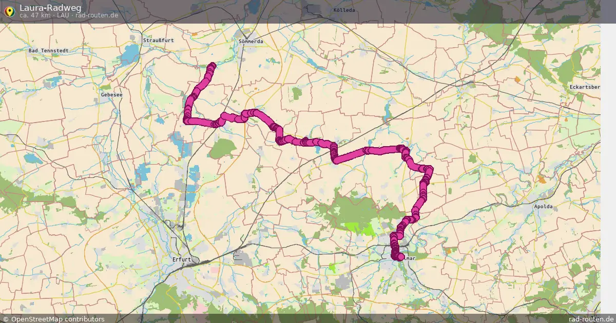 Laura-Radweg (Lau) – Fernradroute auf Rad-Routen.de