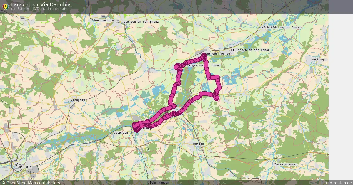 Lauschtour Via Danubia (LVD) – Fernradroute auf Rad-Routen.de