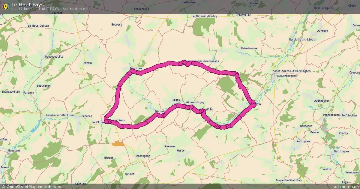 Le Haut Pays (Le Haut Pays) – Fernradroute auf Rad-Routen.de