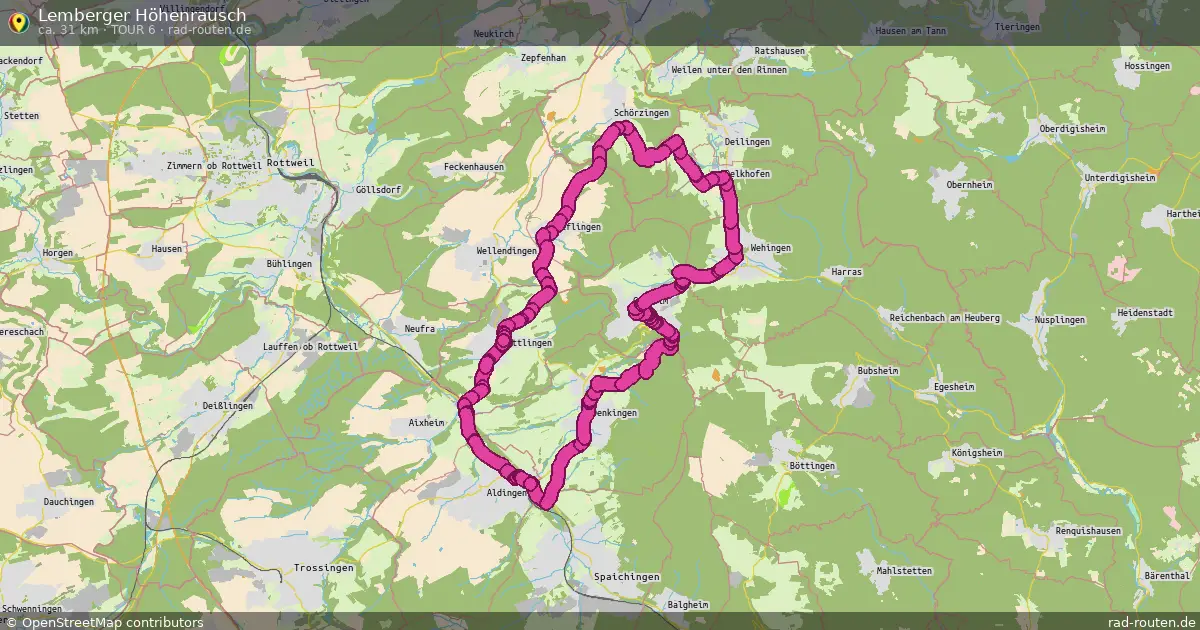 Lemberger Höhenrausch (Tour 6) – Fernradroute auf Rad-Routen.de