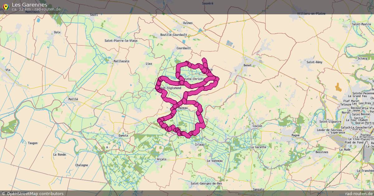 Les Garennes – Fernradroute auf Rad-Routen.de
