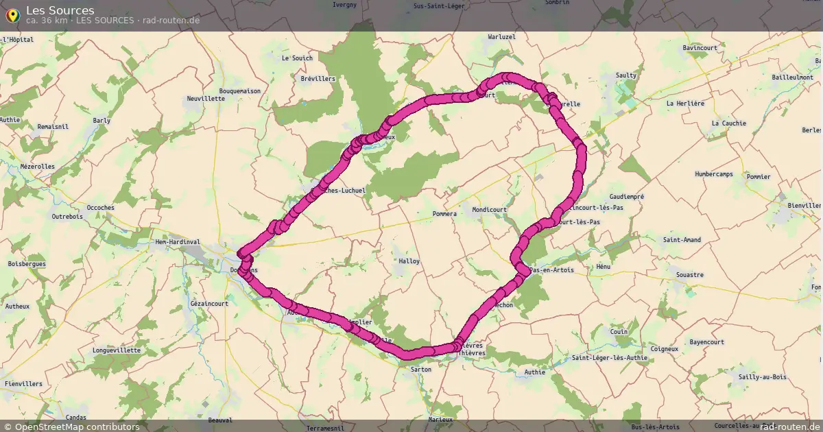 Les Sources (Les Sources) – Fernradroute auf Rad-Routen.de