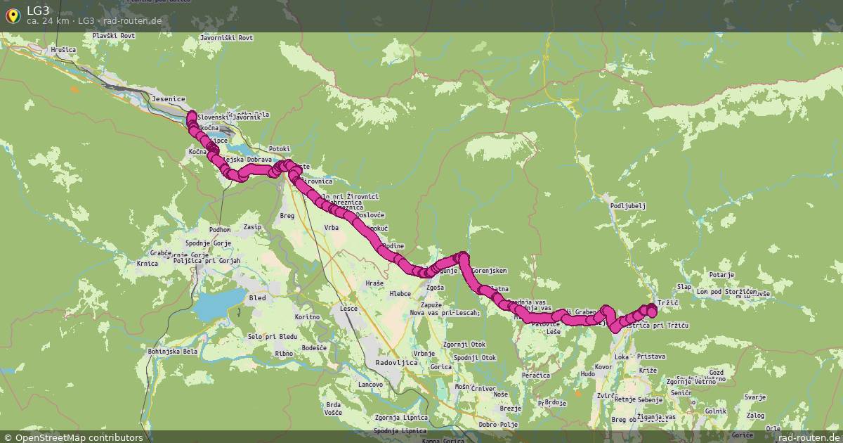 LG3 (LG3) – Fernradroute auf Rad-Routen.de