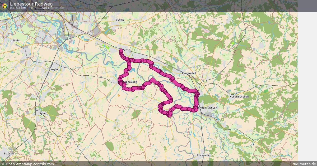 Liebestour Radweg (Liebe) – Fernradroute auf Rad-Routen.de